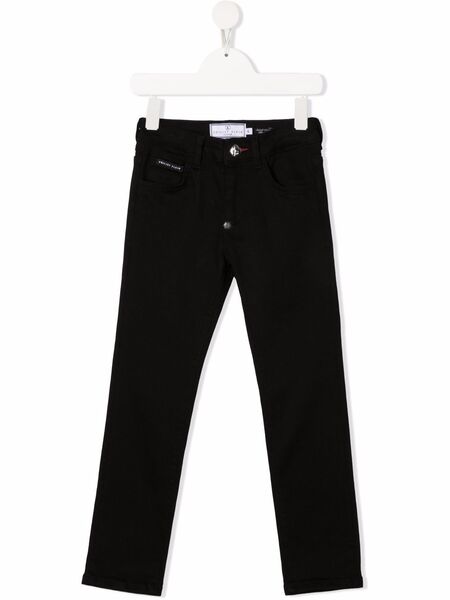  Philipp Plein Junior Jeans Iconic Plein - Nero 