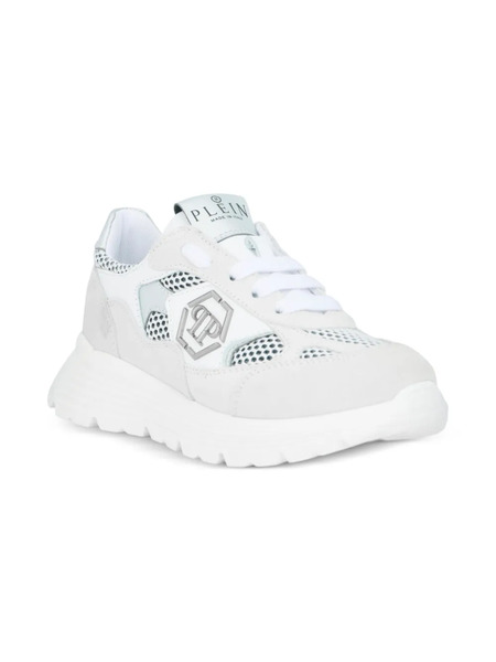  Philipp Plein Junior Sneakers Con Inserti - Bianco 