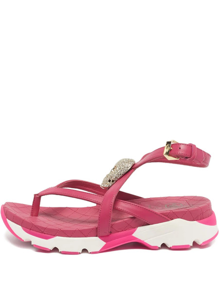  Philipp Plein Sandali Skull In Pelle - Rosa 