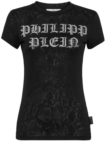  Philipp Plein T-shirt Con Decorazione - Nero 