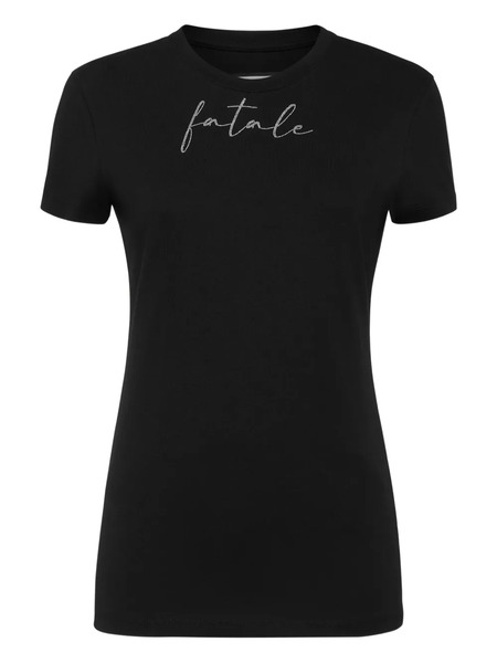  Philipp Plein T-shirt Con Strass - Nero 
