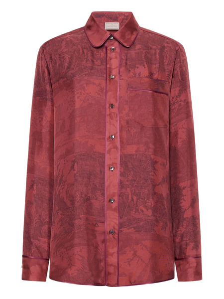  Pierre-louis Mascia Camicia A Maniche Lunghe - Rosa 