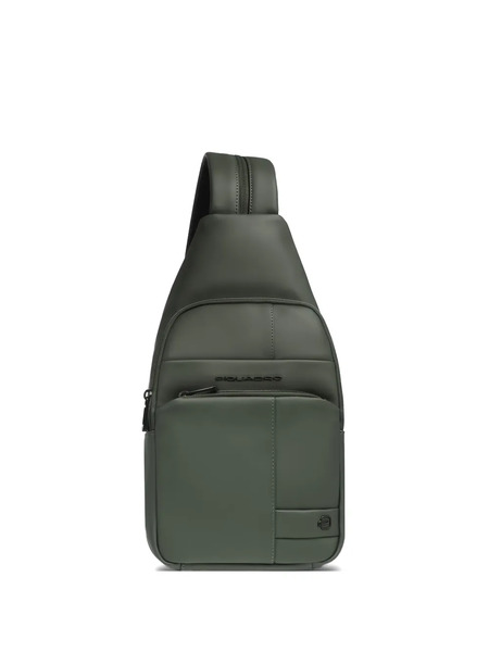  Piquadro Borsa Messenger Con Tracolla Regolabile - Verde 