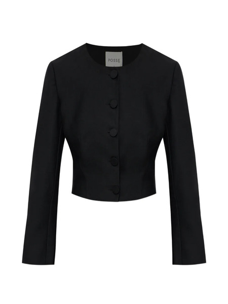  Posse Giacca Crop Elspeth - Nero 
