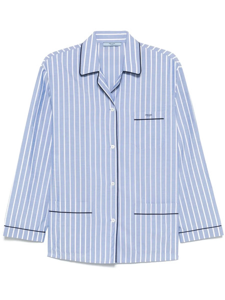  Prada Camicia A Righe - Blu 