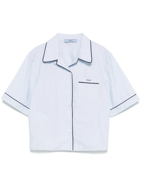  Prada Camicia A Righe - Blu 