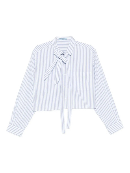  Prada Camicia A Righe - Blu 