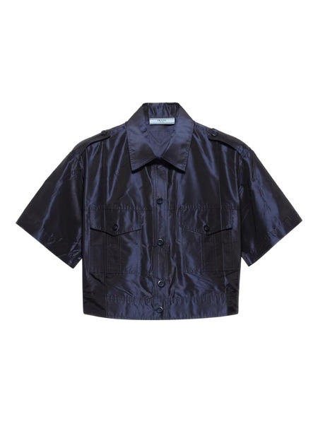  Prada Camicia Crop - Blu 