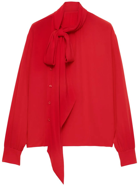  Prada Camicia Marocain - Rosso 