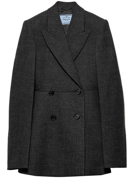  Prada Cappotto Doppiopetto - Grigio 