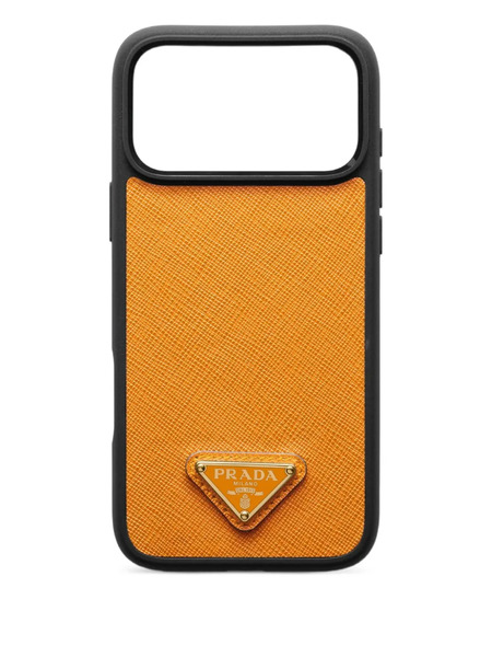  Prada Cover Per Iphone 17 Pro Max - Arancione 