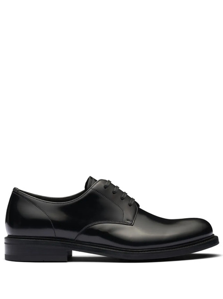  Prada Derby In Pelle - Nero 