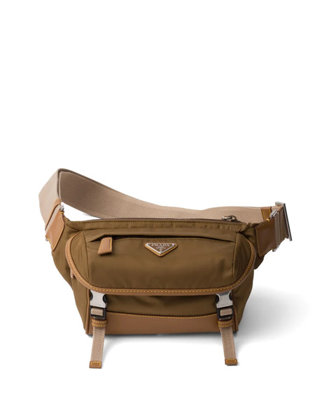  Prada Marsupio In Re-nylon E Pelle - Marrone 