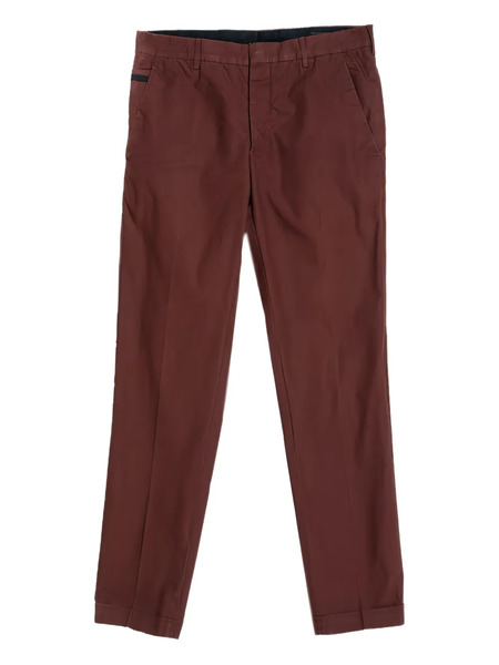  Prada Pre-owned Chino In Cotone - Marrone 
