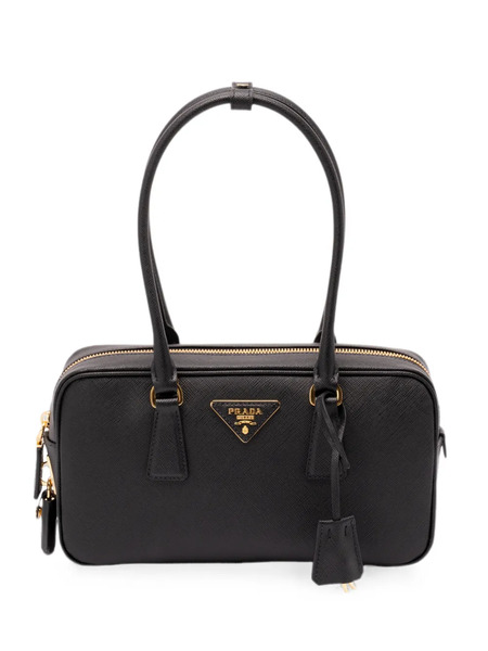  Prada Triangle-logo Tote Bag - Nero 