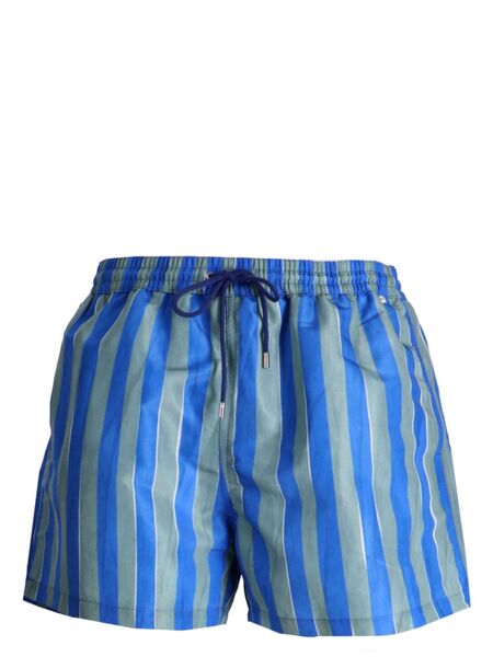  Ps Paul Smith Costume Da Bagno A Righe - Blu 