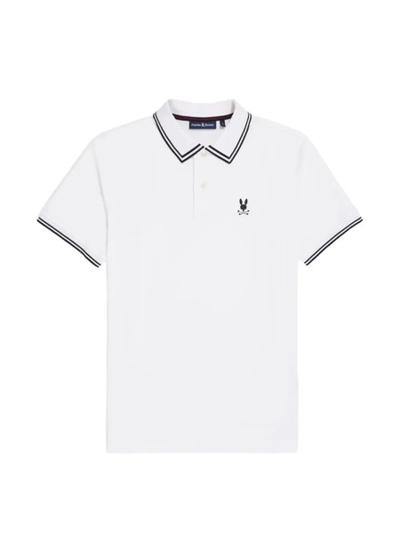  Psycho Bunny Polo Lambert - Bianco 