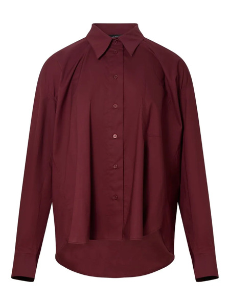  Pushbutton Blusa A Maniche Lunghe - Rosso 