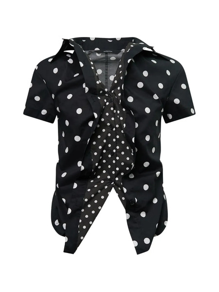  Pushbutton Camicia A Pois - Nero 