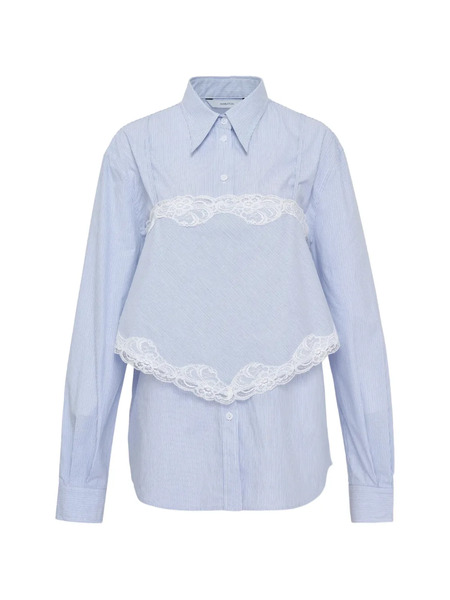  Pushbutton Camicia A Righe - Blu 