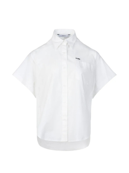  Pushbutton Camicia Con Tasca - Bianco 