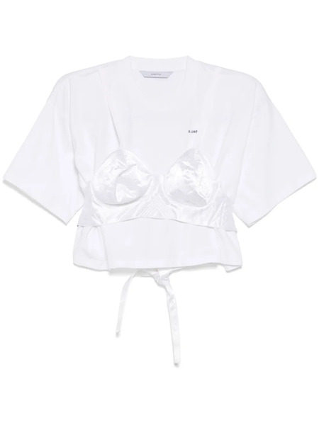  Pushbutton Top Crop - Bianco 