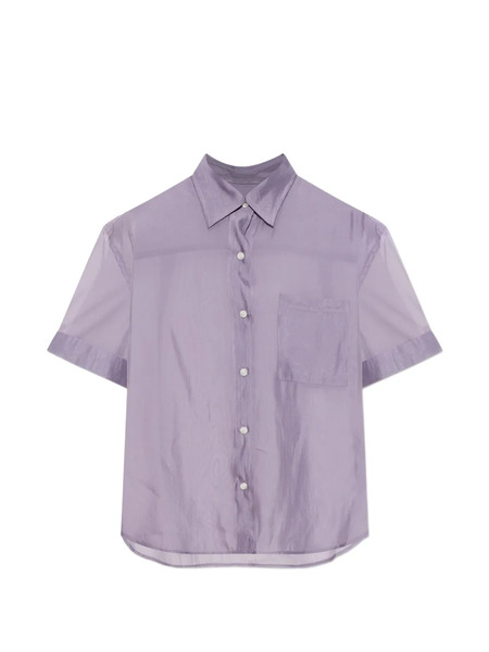  Rag & Bone Camicia Connie Semi Trasparente - Viola 