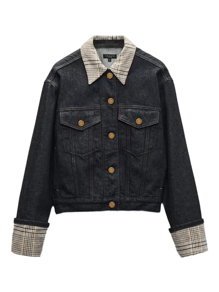  Rag & Bone Giacca Denim Harriet - Blu 
