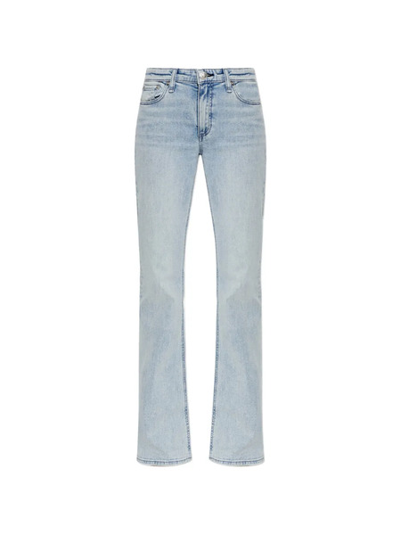  Rag & Bone Jeans Con Effetto Schiarito - Blu 