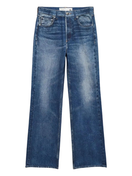  Rag & Bone Jeans Dritti Miramar Shea Ankle - Blu 