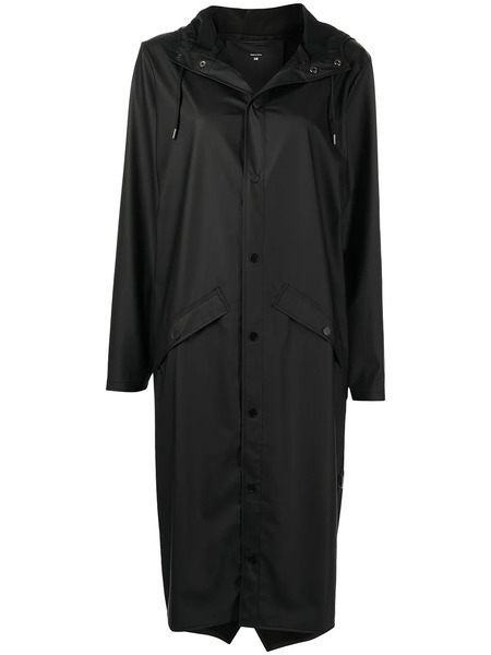  Rains Impermeabile Con Cappuccio - Nero 
