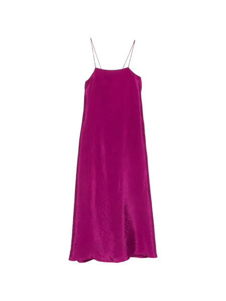  Rame Abito Lungo Con Spalline - Rosa 
