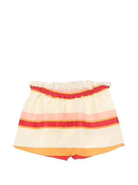  Raquel Diniz Shorts A Righe - Toni Neutri 