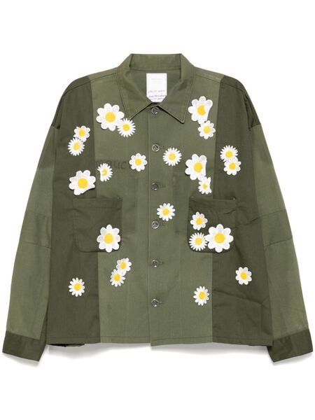  Readymade Camicia Con Inserti - Verde 