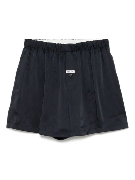  Recto Shorts Con Logo - Blu 