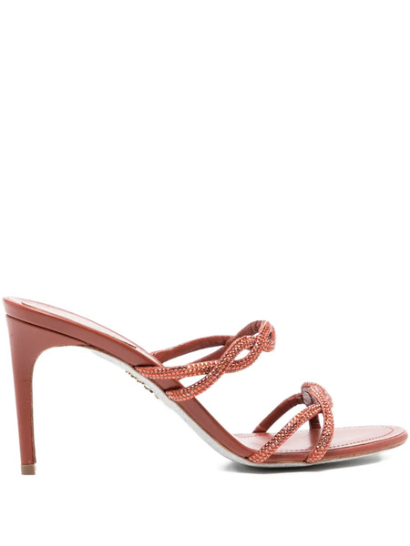  René Caovilla Sandali Braid - Marrone 