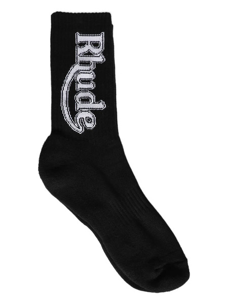  Rhude Calzini Con Stampa - Nero 