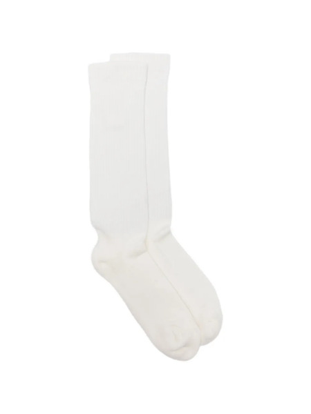  Rick Owens Drkshdw Calzini Con Intarsio - Bianco 