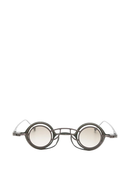  Rigards Round-frame Clip-on Glasses - Verde 