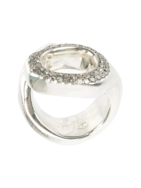  Rosa Maria Grey Diamond Ring - Effetto Metallizzato 