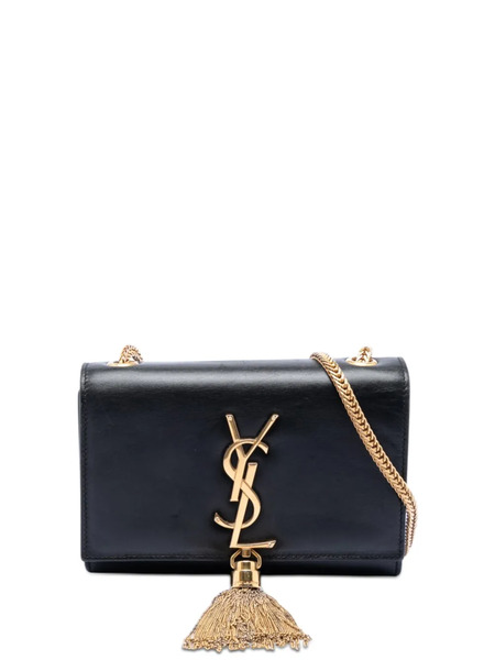  Saint Laurent Pre-owned Borsa A Tracolla Kate Piccola In Pelle Con Monogramma E Nappa 2000-2025 - Nero 