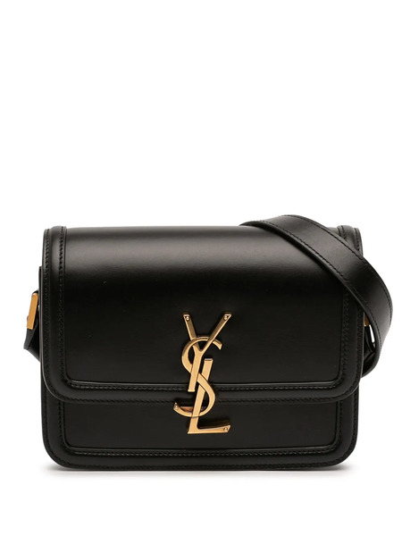 Saint Laurent Pre-owned Borsa A Tracolla Solferino Satchel In Box Piccola In Pelle Di Vitello 2021 - Nero 