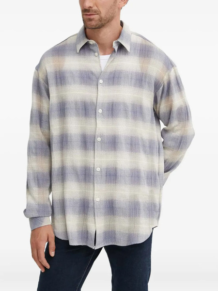  Samsoe Samsoe Camicia A Quadri - Blu 
