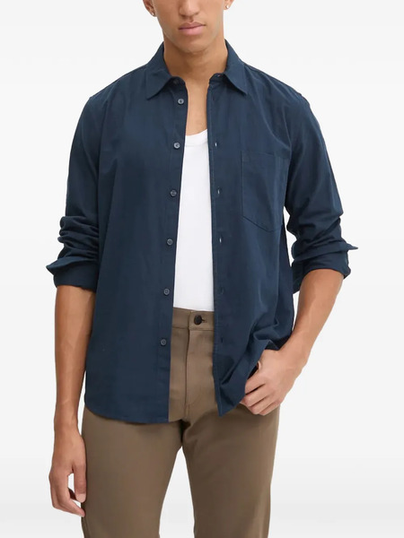  Samsoe Samsoe Camicia Con Tasca - Blu 