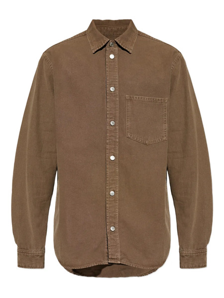 Samsoe Samsoe Camicia Con Taschino - Marrone 
