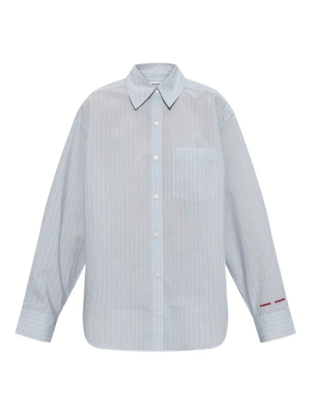  Samsoe Samsoe Camicia Salova A Righe - Blu 