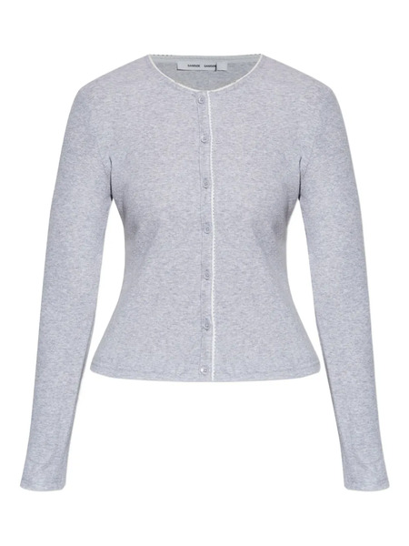  Samsoe Samsoe Cardigan Con Bottoni - Grigio 