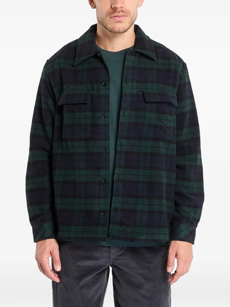  Samsoe Samsoe Giacca-camicia A Quadri - Verde 