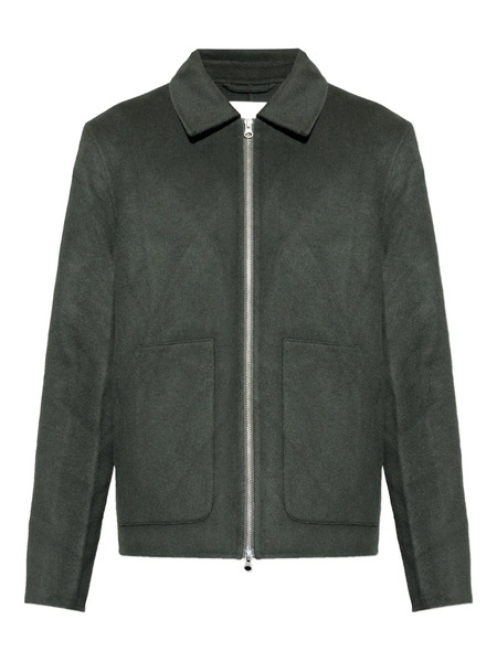  Samsoe Samsoe Giacca Sapaulo Con Zip - Verde 