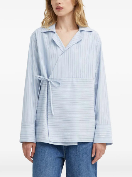  Samsoe Samsoe Top A Righe Sacala - Blu 